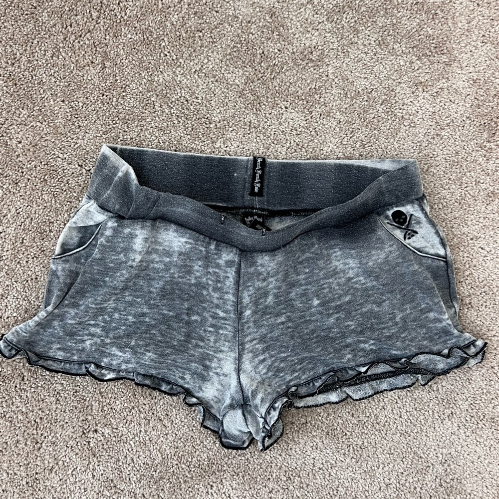 Sullen angel sheer loungewear shorts